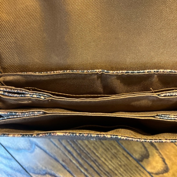 Black and brown animal print small sized crossbody purse. - Picture 5 of 11